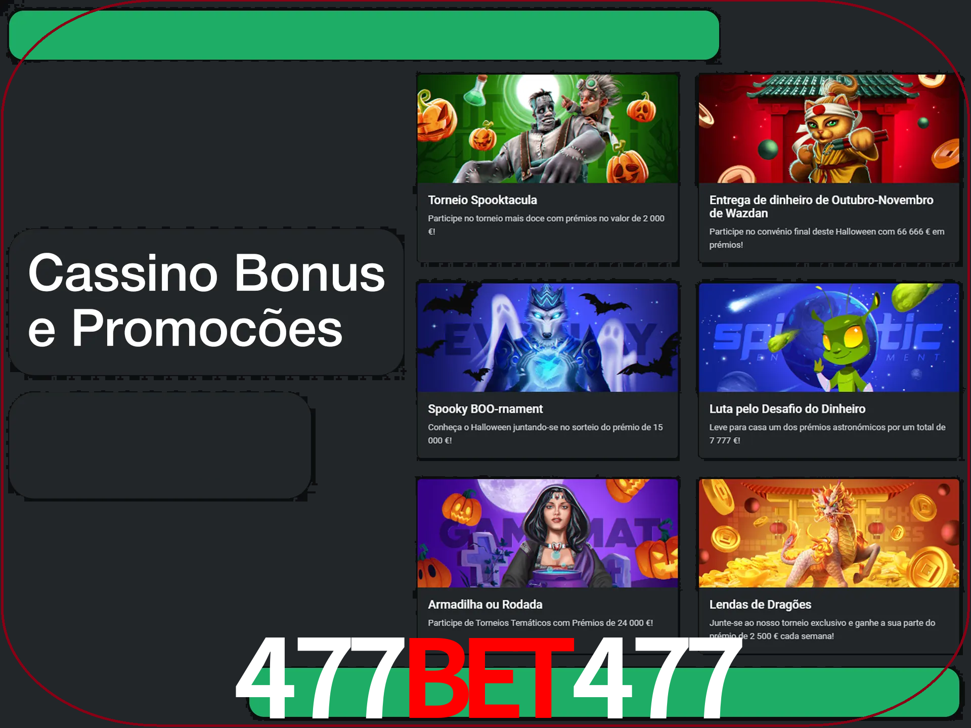Verifique se há novos bônus de cassino para reivindicar.