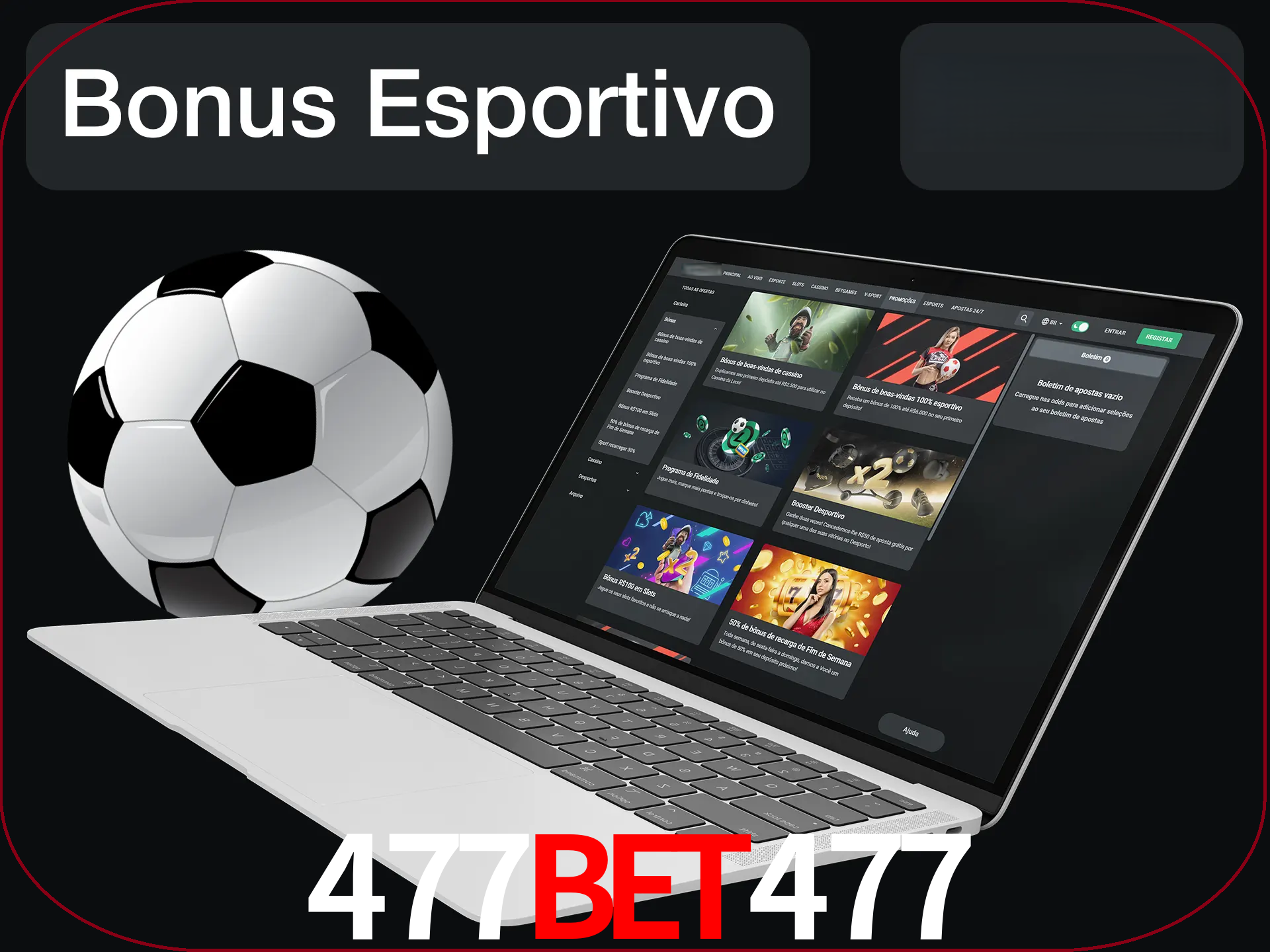 Antes de começar a apostar, use o bônus esportivo.